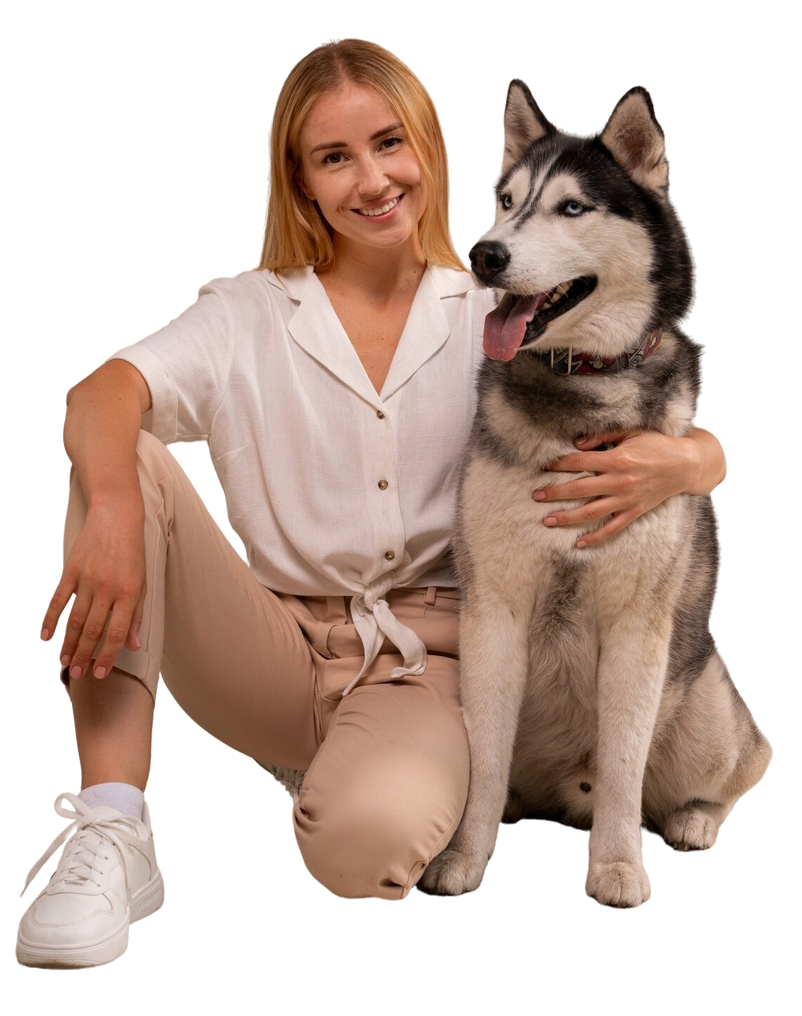 mujer-tiro-completo-perro-estudio mujer-tiro-completo-perro-estudio